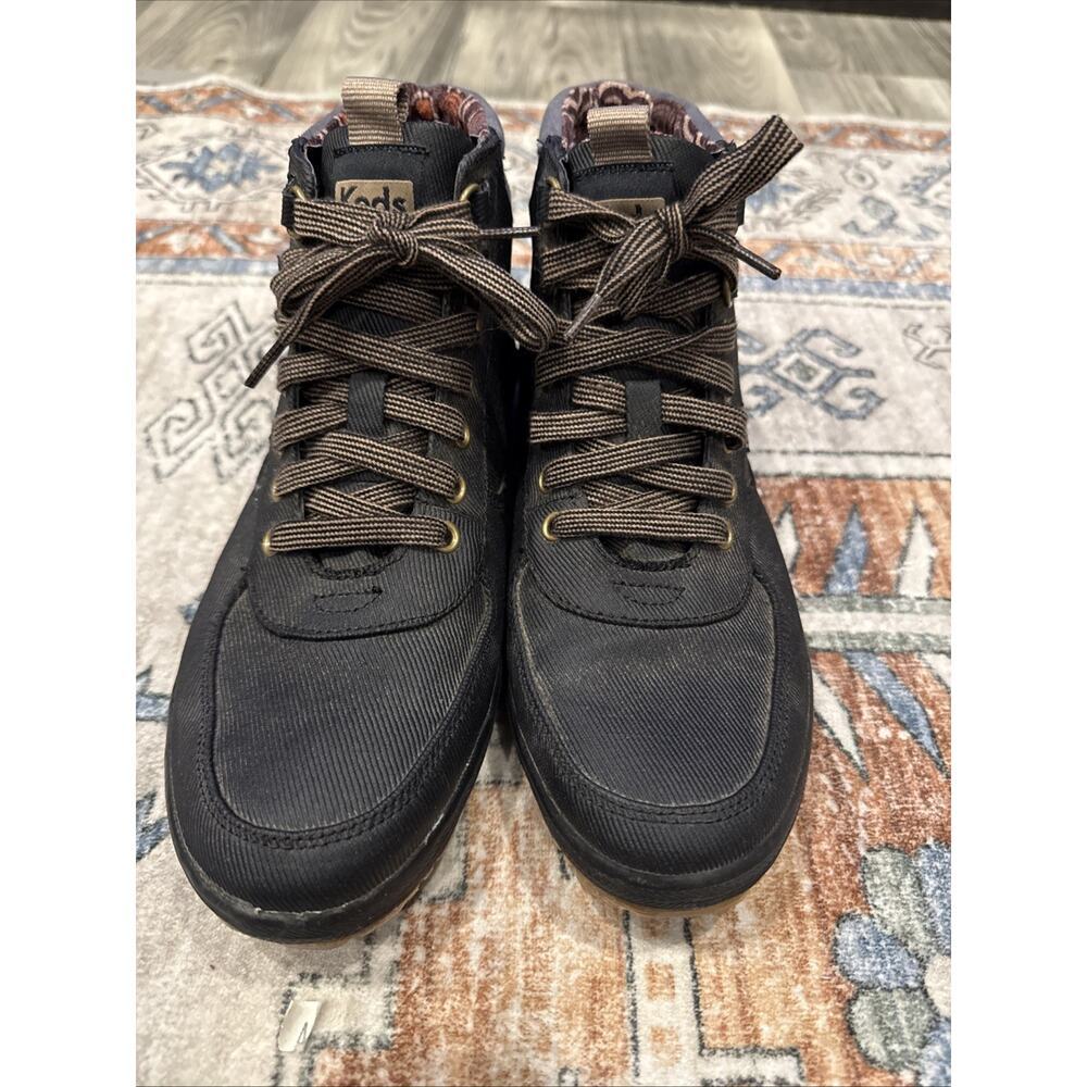 Keds Scout Sneaker Boot III Ripple Floral Rain, BLACK,Women’s Sz. 8 / Retail $90 - Picture 3 of 11